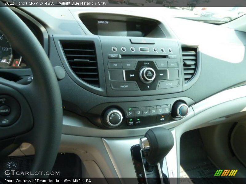 Twilight Blue Metallic / Gray 2012 Honda CR-V LX 4WD