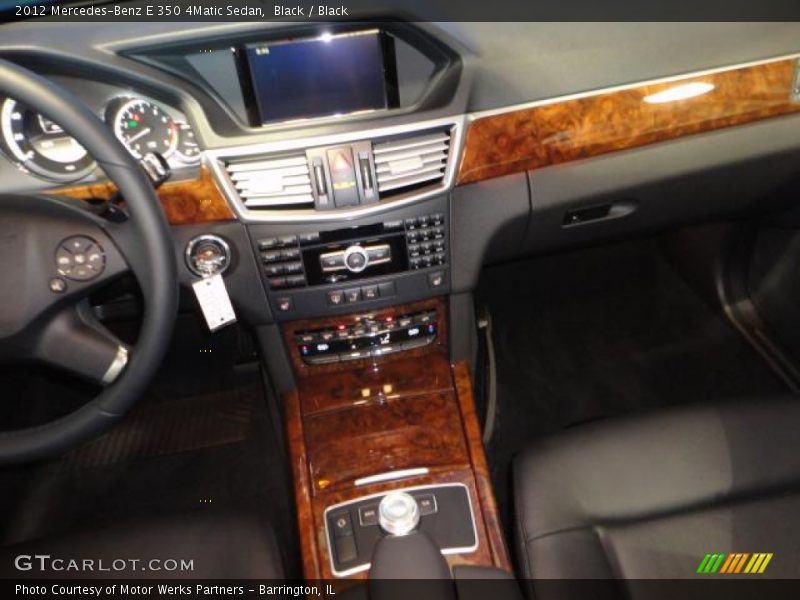 Black / Black 2012 Mercedes-Benz E 350 4Matic Sedan