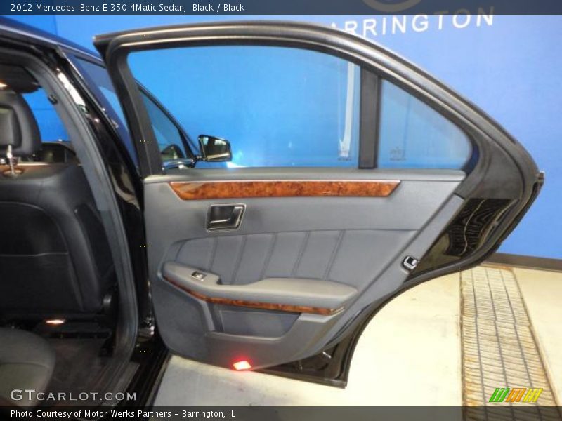 Black / Black 2012 Mercedes-Benz E 350 4Matic Sedan