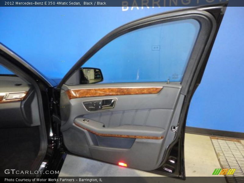 Black / Black 2012 Mercedes-Benz E 350 4Matic Sedan