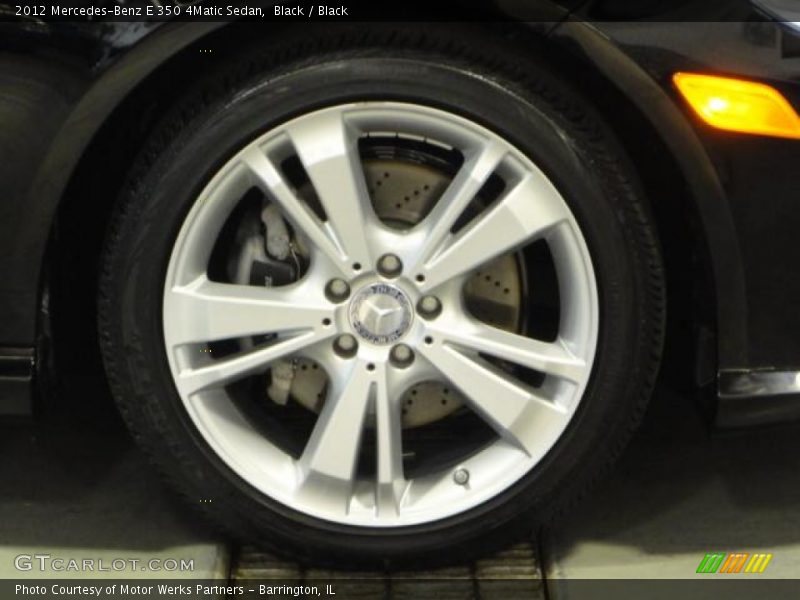 Black / Black 2012 Mercedes-Benz E 350 4Matic Sedan