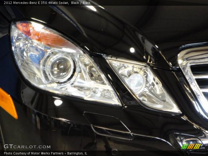 Black / Black 2012 Mercedes-Benz E 350 4Matic Sedan