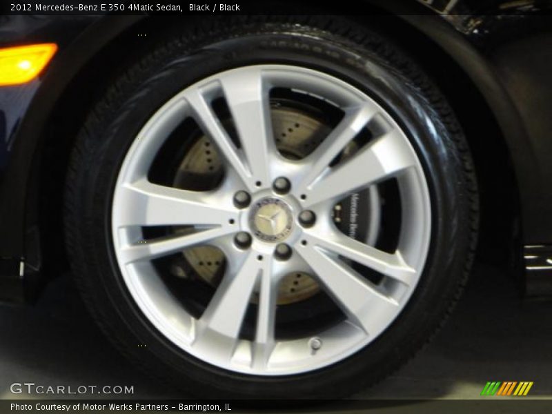 Black / Black 2012 Mercedes-Benz E 350 4Matic Sedan