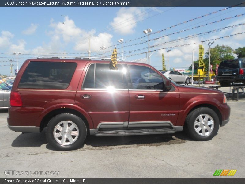 Autumn Red Metallic / Light Parchment 2003 Lincoln Navigator Luxury