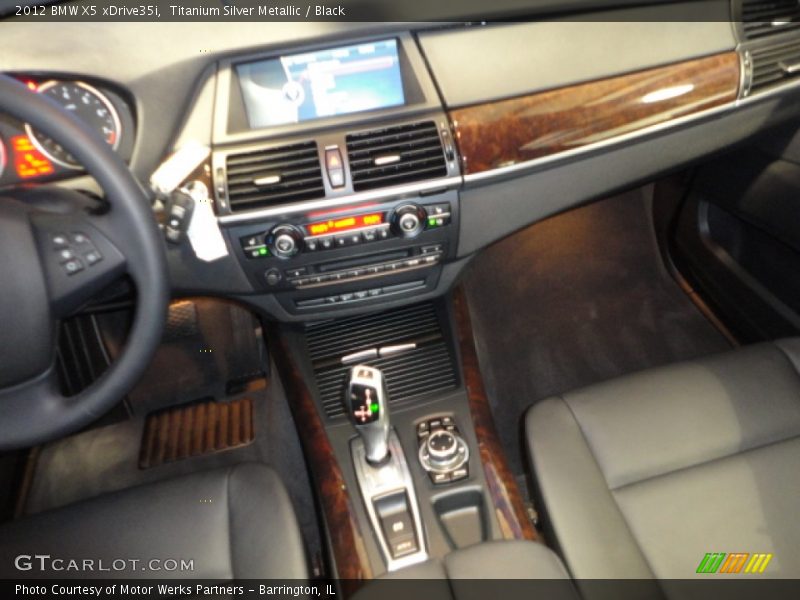 Titanium Silver Metallic / Black 2012 BMW X5 xDrive35i