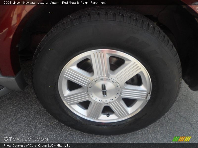 Autumn Red Metallic / Light Parchment 2003 Lincoln Navigator Luxury