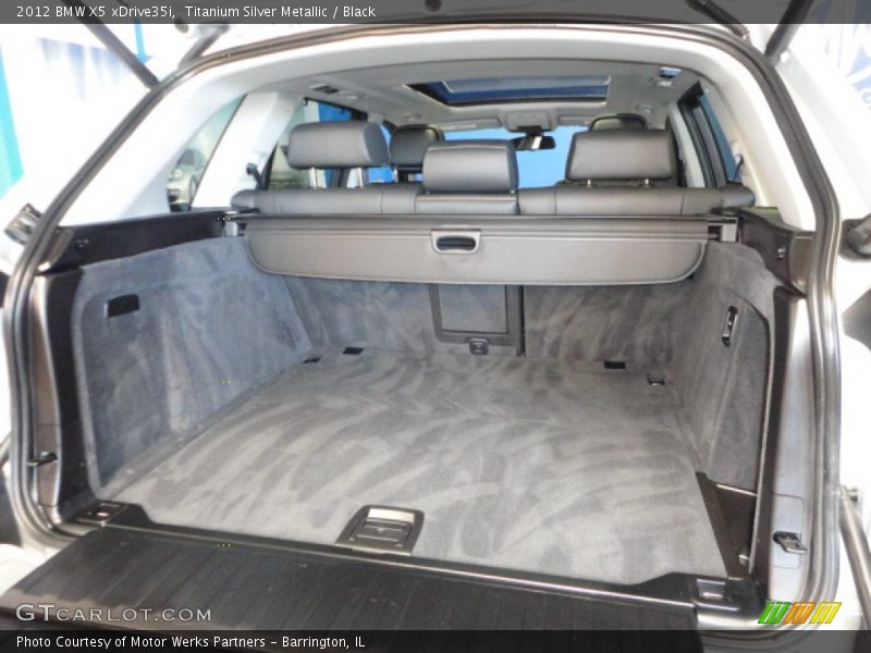 Titanium Silver Metallic / Black 2012 BMW X5 xDrive35i