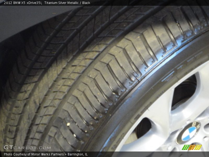 Titanium Silver Metallic / Black 2012 BMW X5 xDrive35i
