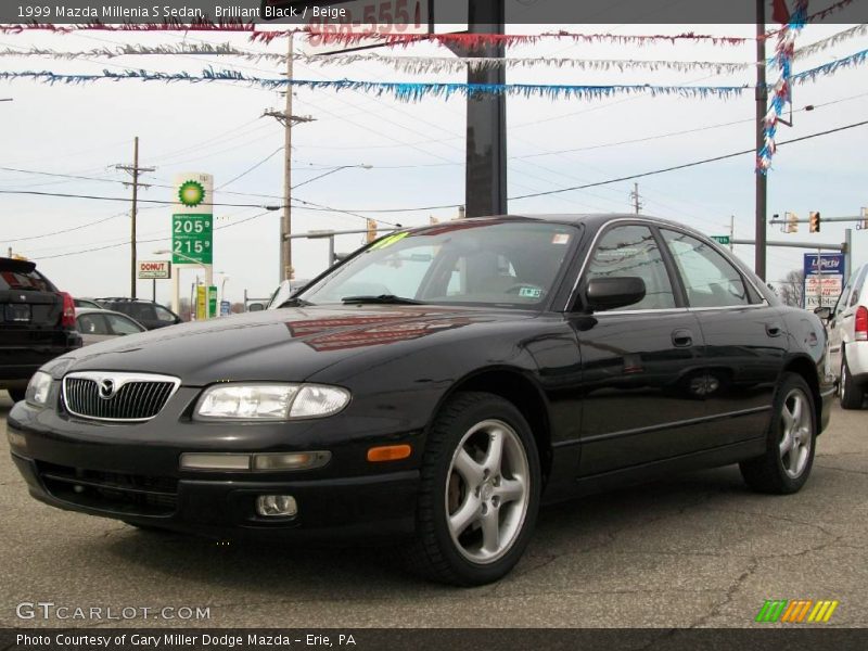 Brilliant Black / Beige 1999 Mazda Millenia S Sedan