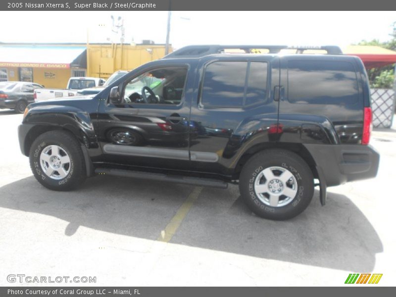 Super Black / Steel/Graphite 2005 Nissan Xterra S