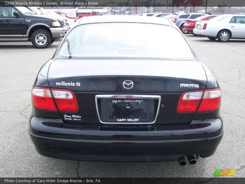 Brilliant Black / Beige 1999 Mazda Millenia S Sedan