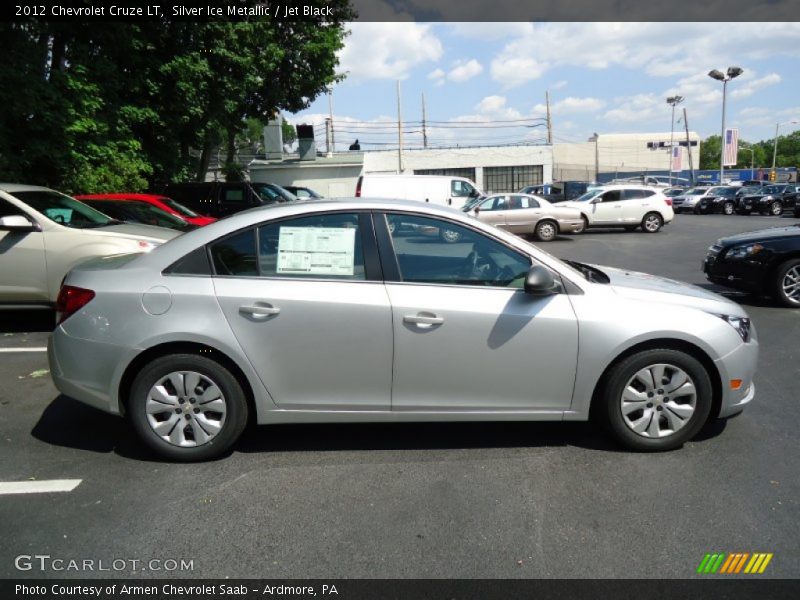 Silver Ice Metallic / Jet Black 2012 Chevrolet Cruze LT
