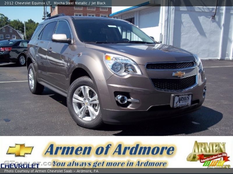 Mocha Steel Metallic / Jet Black 2012 Chevrolet Equinox LT