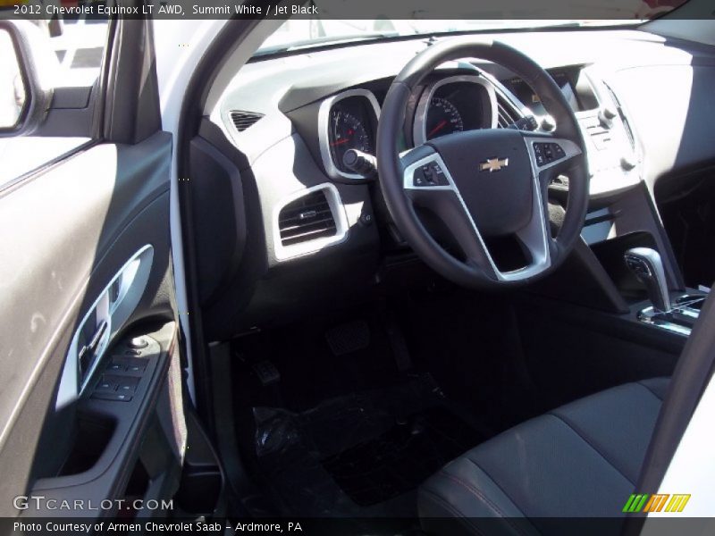 Summit White / Jet Black 2012 Chevrolet Equinox LT AWD