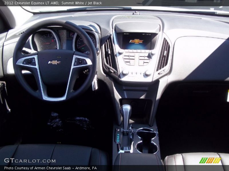 Summit White / Jet Black 2012 Chevrolet Equinox LT AWD