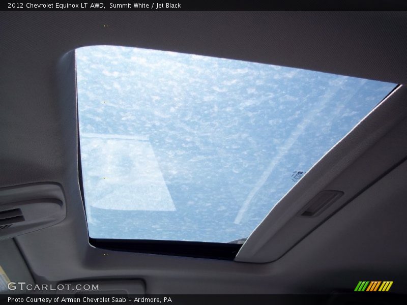 Summit White / Jet Black 2012 Chevrolet Equinox LT AWD