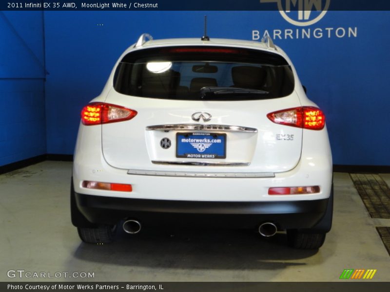 MoonLight White / Chestnut 2011 Infiniti EX 35 AWD