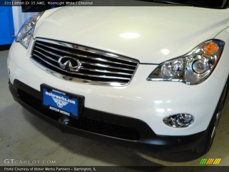 MoonLight White / Chestnut 2011 Infiniti EX 35 AWD
