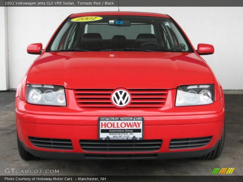 Tornado Red / Black 2001 Volkswagen Jetta GLX VR6 Sedan
