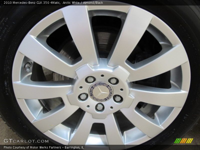 Arctic White / Almond/Black 2010 Mercedes-Benz GLK 350 4Matic