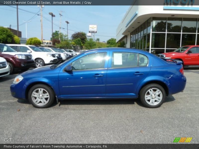 Arrival Blue Metallic / Gray 2005 Chevrolet Cobalt LS Sedan