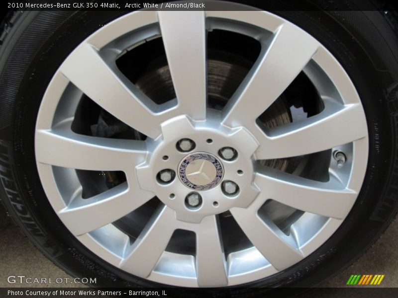 Arctic White / Almond/Black 2010 Mercedes-Benz GLK 350 4Matic