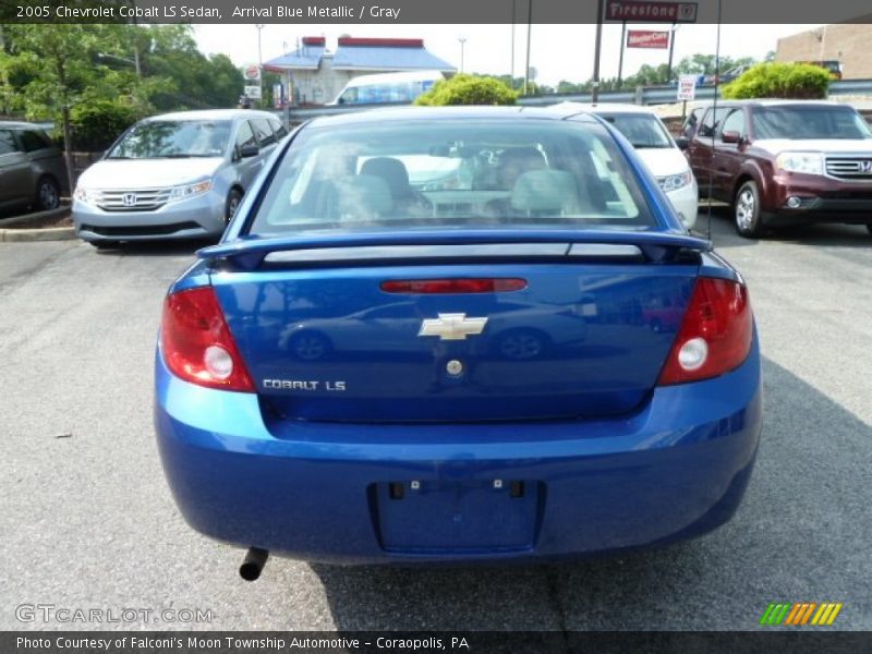 Arrival Blue Metallic / Gray 2005 Chevrolet Cobalt LS Sedan