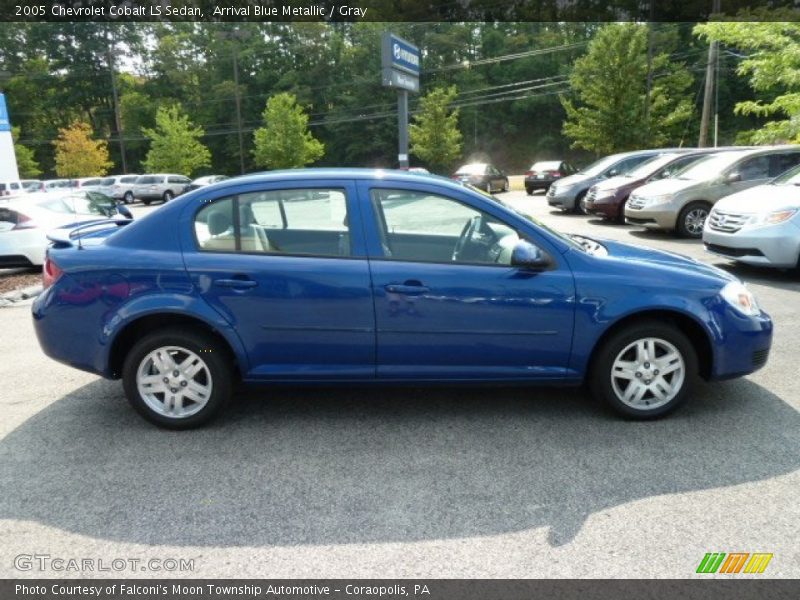 Arrival Blue Metallic / Gray 2005 Chevrolet Cobalt LS Sedan