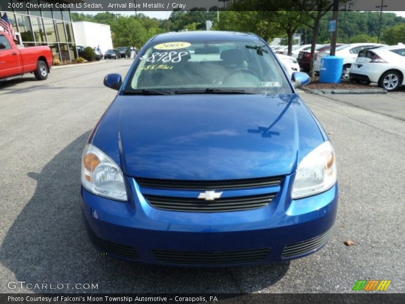 Arrival Blue Metallic / Gray 2005 Chevrolet Cobalt LS Sedan
