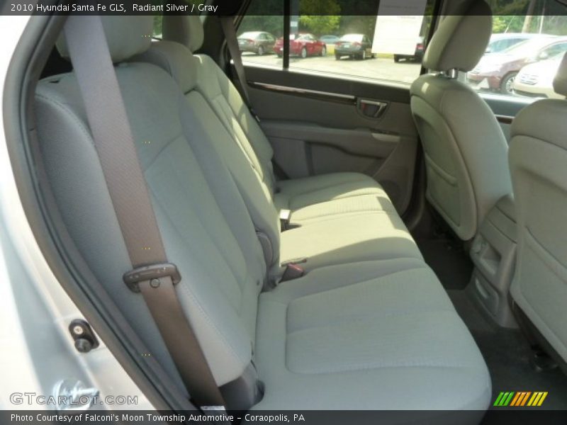 Radiant Silver / Gray 2010 Hyundai Santa Fe GLS
