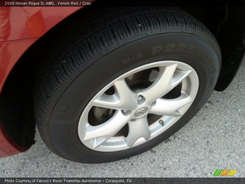 Venom Red / Gray 2009 Nissan Rogue SL AWD