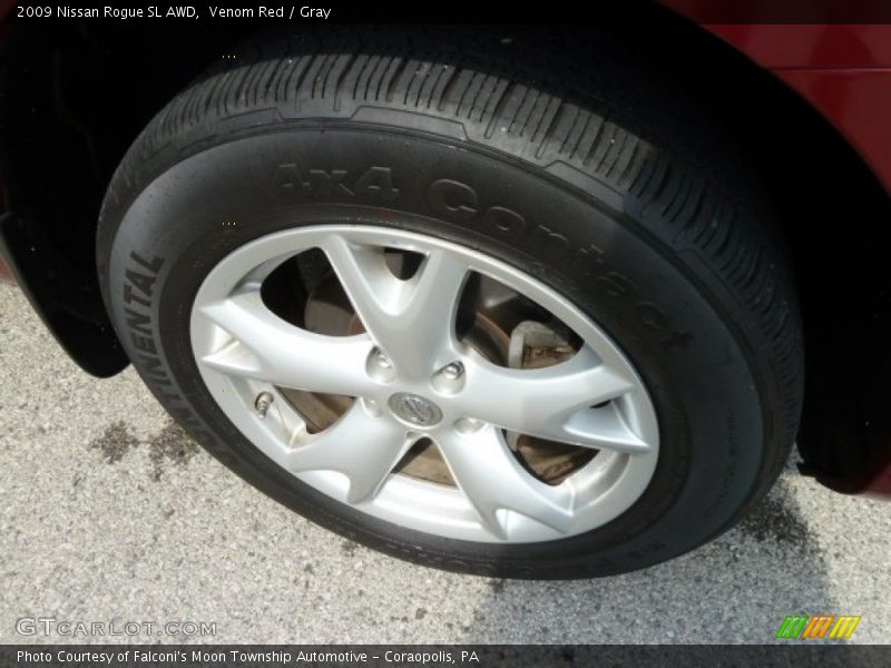 Venom Red / Gray 2009 Nissan Rogue SL AWD