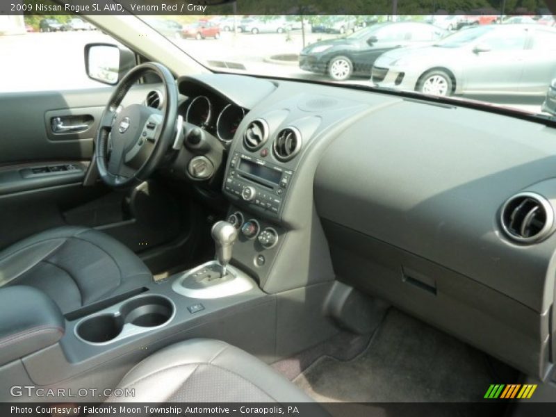 Venom Red / Gray 2009 Nissan Rogue SL AWD