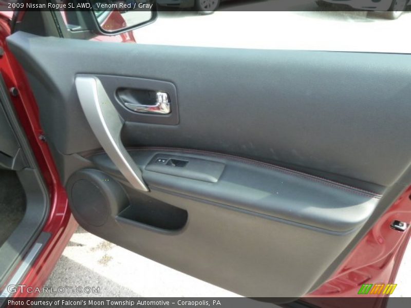 Venom Red / Gray 2009 Nissan Rogue SL AWD