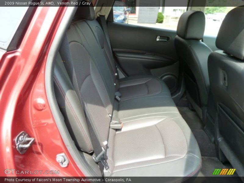 Venom Red / Gray 2009 Nissan Rogue SL AWD