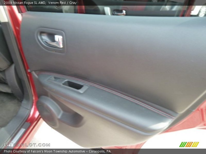 Venom Red / Gray 2009 Nissan Rogue SL AWD