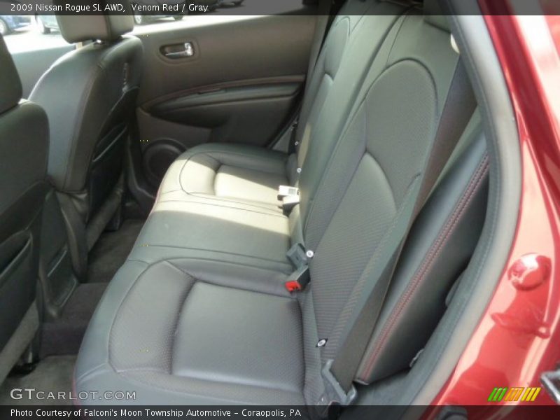 Venom Red / Gray 2009 Nissan Rogue SL AWD