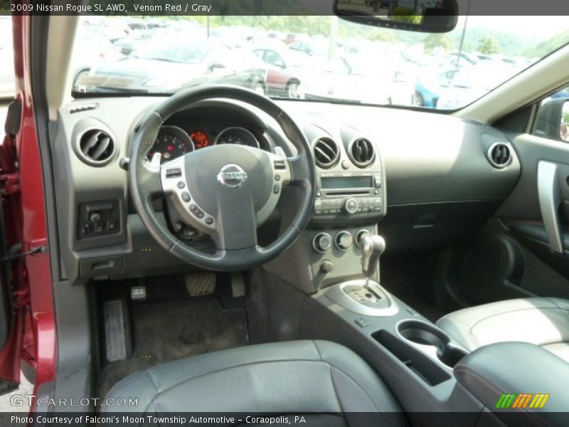 Venom Red / Gray 2009 Nissan Rogue SL AWD
