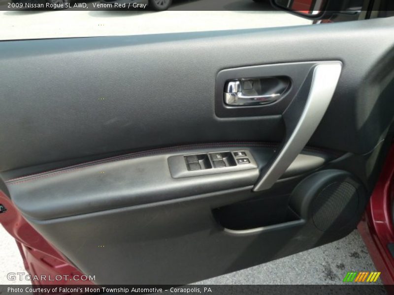 Venom Red / Gray 2009 Nissan Rogue SL AWD