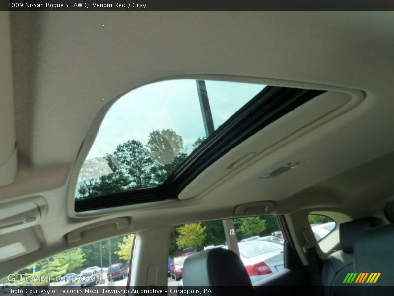 Venom Red / Gray 2009 Nissan Rogue SL AWD