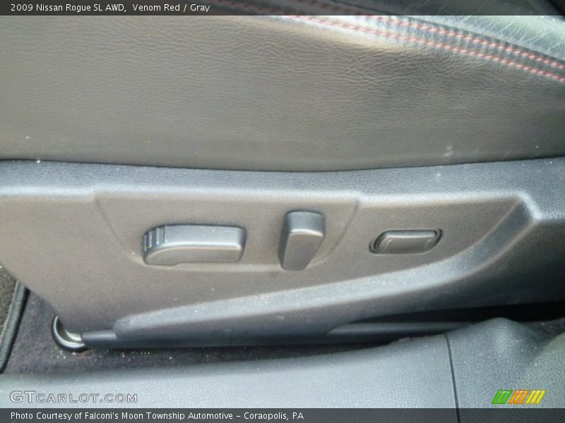 Venom Red / Gray 2009 Nissan Rogue SL AWD