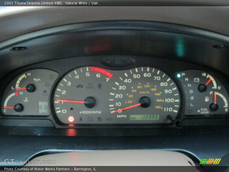 Natural White / Oak 2003 Toyota Sequoia Limited 4WD