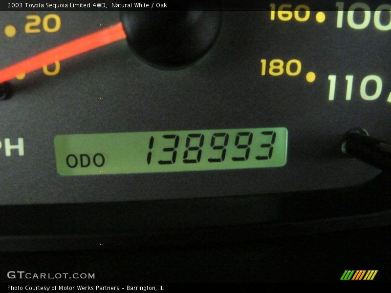 Natural White / Oak 2003 Toyota Sequoia Limited 4WD