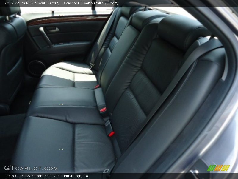 Lakeshore Silver Metallic / Ebony 2007 Acura RL 3.5 AWD Sedan