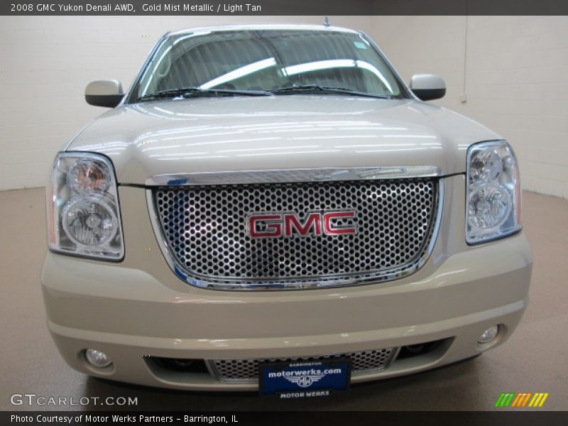 Gold Mist Metallic / Light Tan 2008 GMC Yukon Denali AWD