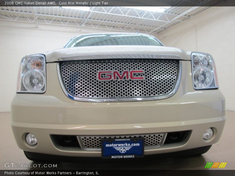 Gold Mist Metallic / Light Tan 2008 GMC Yukon Denali AWD