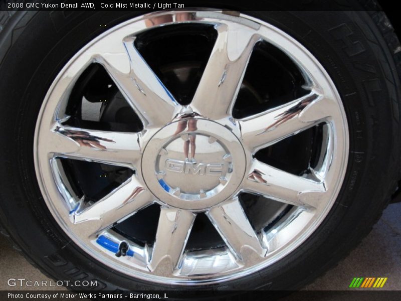Gold Mist Metallic / Light Tan 2008 GMC Yukon Denali AWD