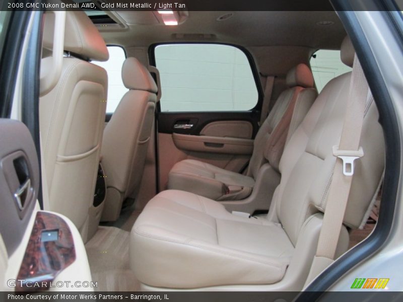 Gold Mist Metallic / Light Tan 2008 GMC Yukon Denali AWD