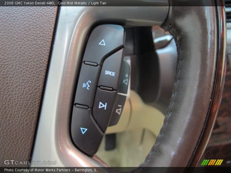 Gold Mist Metallic / Light Tan 2008 GMC Yukon Denali AWD