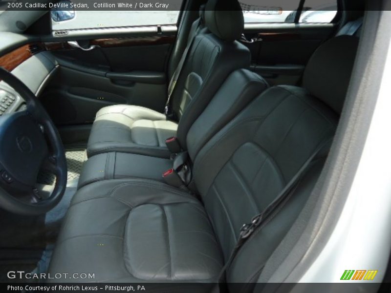 Cotillion White / Dark Gray 2005 Cadillac DeVille Sedan